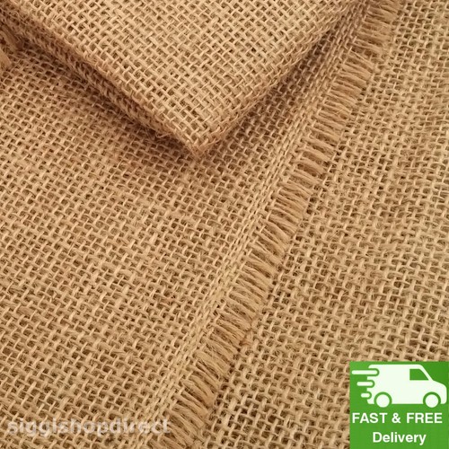 100 natural raw hessian - raw,