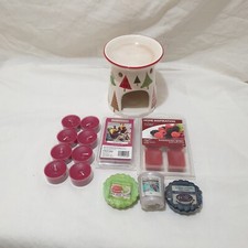 Yankee oil/wax burner  + yankee products +other items