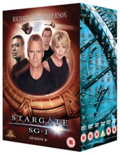 Stargate SG1: Season 8 DVD (2006) Richard Dean Anderson cert 15 6 discs