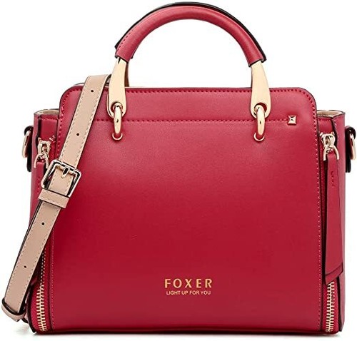 Red genuine leather women - leather, women’s