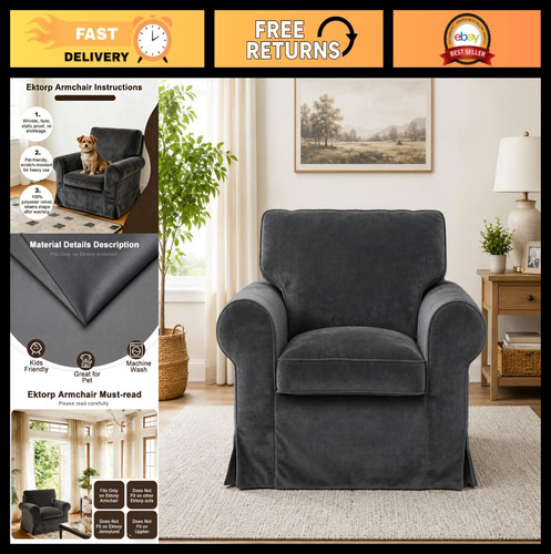 Pet friendly velvet armchair - velvet,