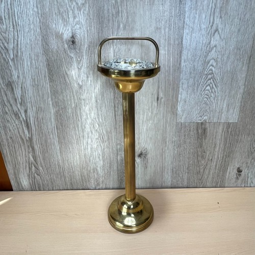 Vintage brass floor standing - floor,