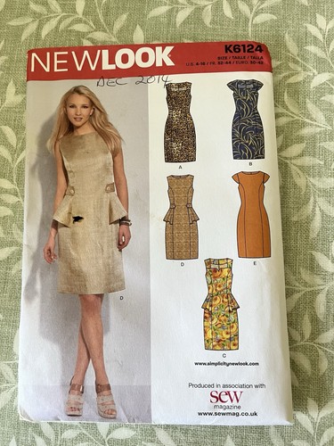 New look k6124 sewing pattern - sewing,
