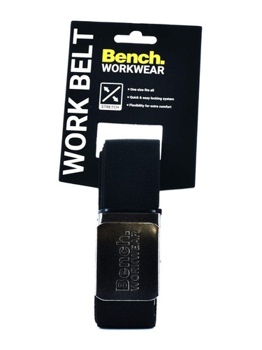 Men black work belt bench - belt,
