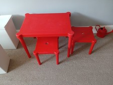 IKEA UTTER Kids Table + 2
