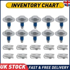 20X Body Bolts UNut Clips Engine Under Cover Undertray Splash Shield For Peugeot