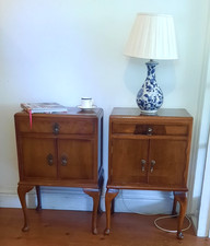 Matched  Pair Antique Burr