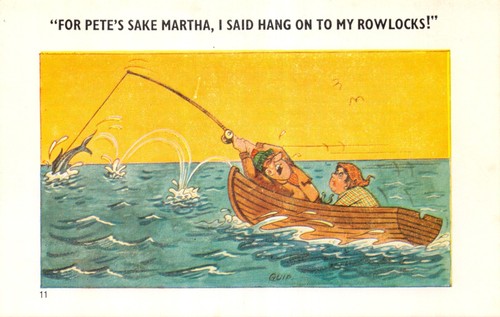 Sapphire comic postcard - comic,