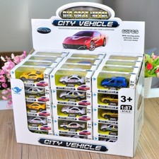 1/3/5/12/36 pcs Die Cast Cars Kids Mini Toys Set Solid Racing Cars Xmas Gift UK