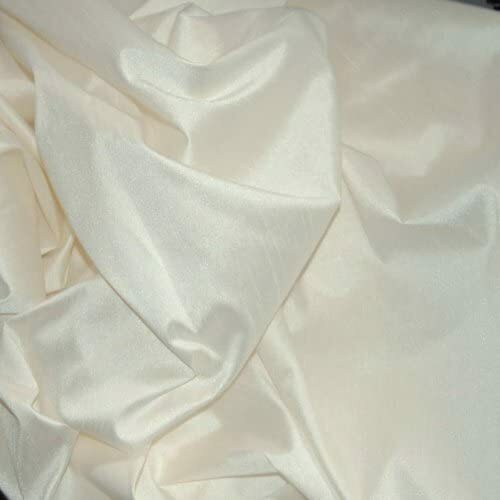 Faux silk dupioni fabric - silk,