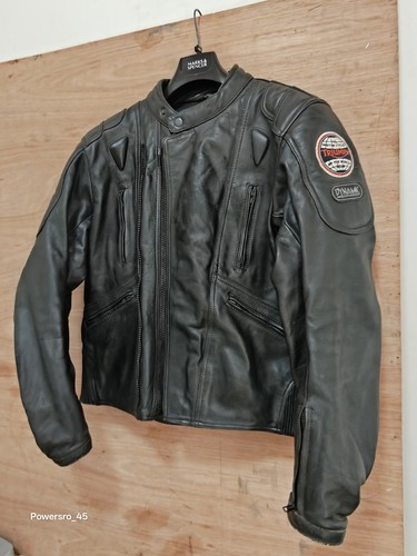 Dynamic black leather