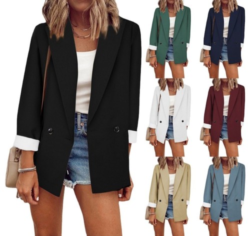 Women blazer business jacket - women,