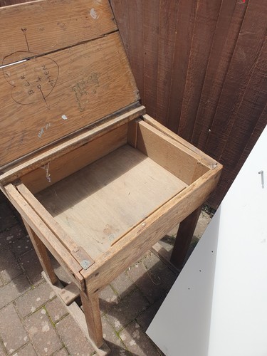 Old school desk - school,