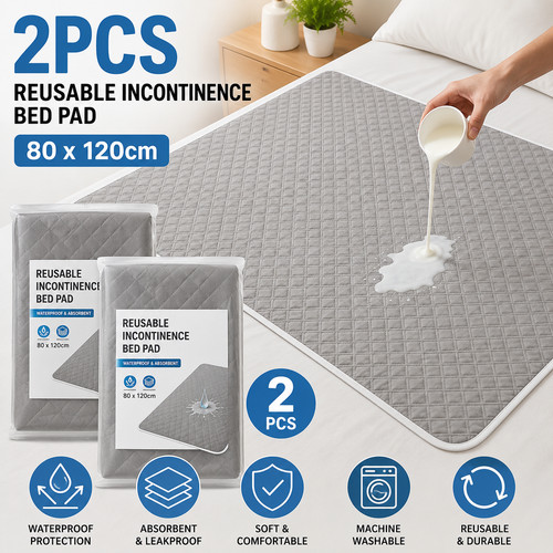 2pcs reusable incontinence bed - reusable,
