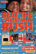 CURRYS 2001 CHRISTMAS CATALOGUE