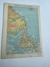 1950 map newfoundland - of,