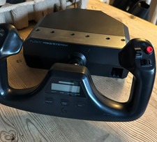 Logitech Saitek Pro Flight Yoke System + Throttle PZ44 Original Box 🎁Great Gift