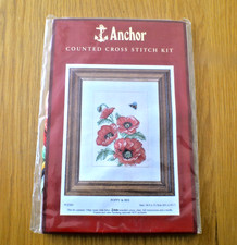 Anchor “Poppy Bee” Counted