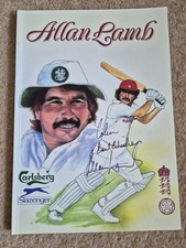 Allan Lamb Signed