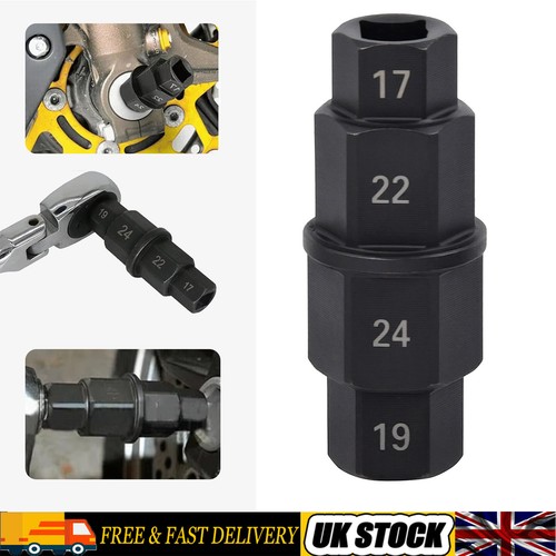 Motorcycle hex axle - axle, steel