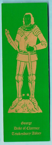 Tewkesbury abbey bookmark - tewkesbury,