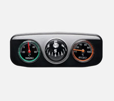 3-in-1 Car Guide Ball Compass,with Thermometer & Hygrometer Dashboard Ornament..