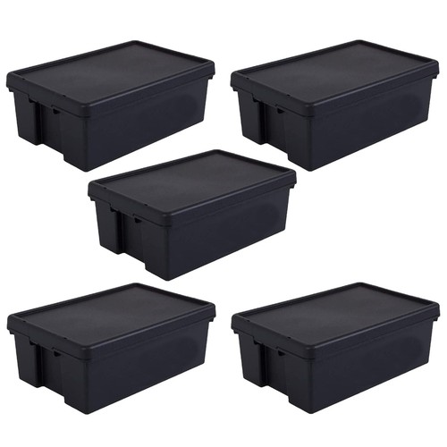 36l storage boxes with secure - with,