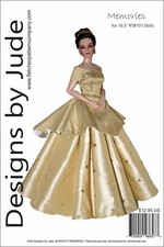 Memories Doll Clothes Sewing Pattern for 16.5" RTB101 Grace Sydney Tonner