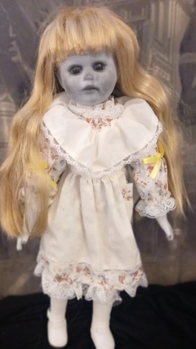 Ooak gothic horror doll creepy - gothic,