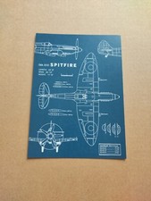 Vintage Postcard Spitfire