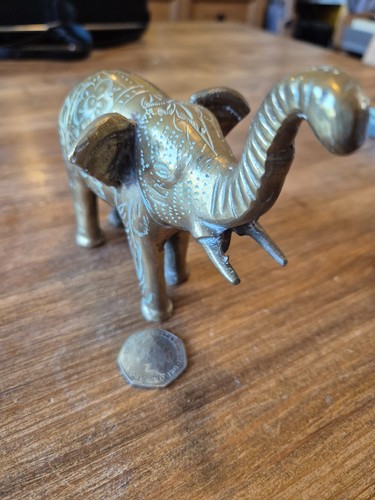 Brass bronze elephant - brass/bronze,