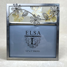 Vtg ELSA L Metal Picture Frame