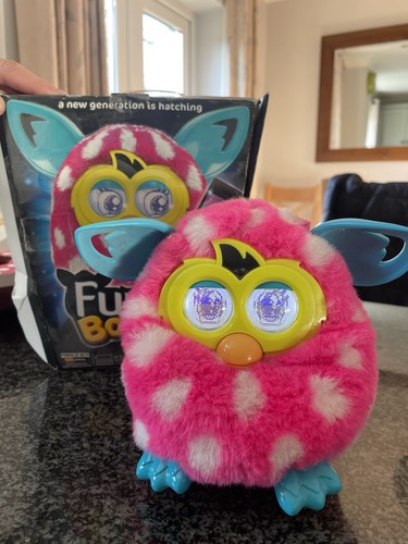 Furby boom pink white - furby,