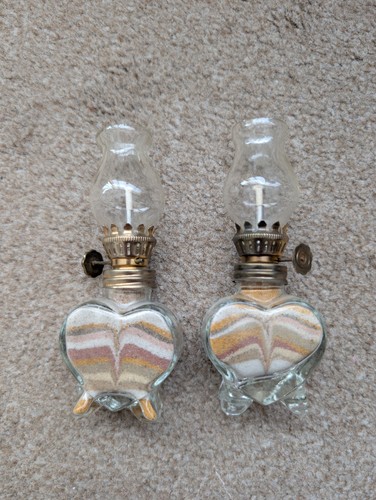Vintage mini kerosene - kerosene, lamps