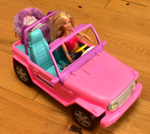 Barbie 4x4 jeep car off - barbie,