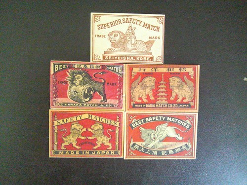Lot five all different - five, (5)