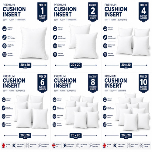 20x20 cushion inserts pack - cushion,