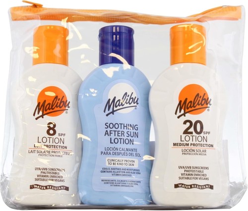 Malibu sun travel set 3x100ml - sun,