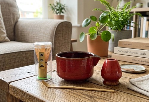 Matcha tea set ceramic - ceramic, bowl