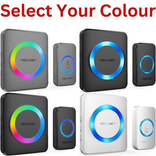 Tecknet wireless door - door, bell
