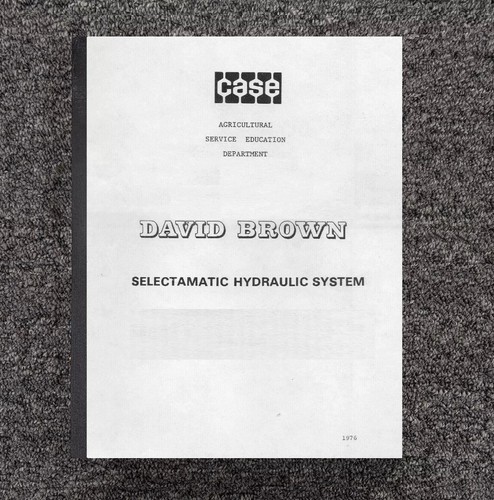 Operator manual case david - operator,