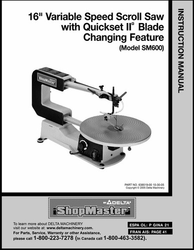 Delta variable speed - 16",