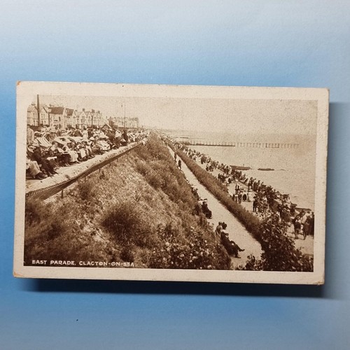 Clacton sea postcard - postcard, 1914