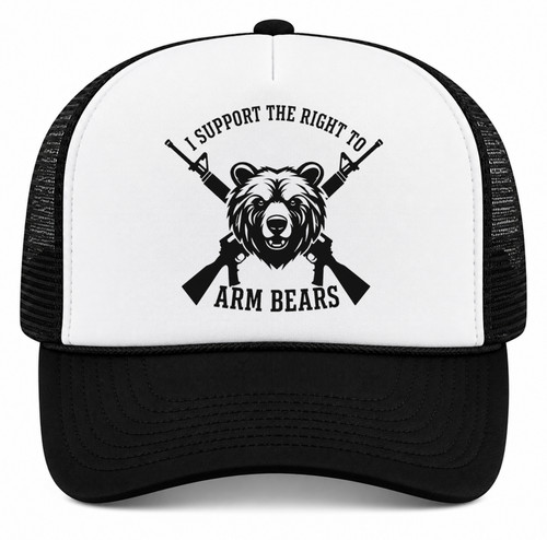 Arm bears trucker hat - trucker, –