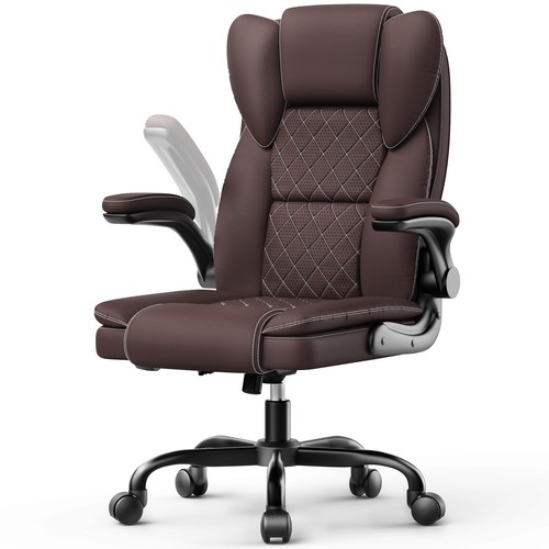 Ergonomic leather office - pu,