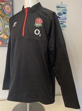 Umbro Mens Black England Rugby