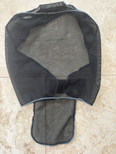 Black Ride On Fly Mask with integrated nose guard - No ears Size Cob