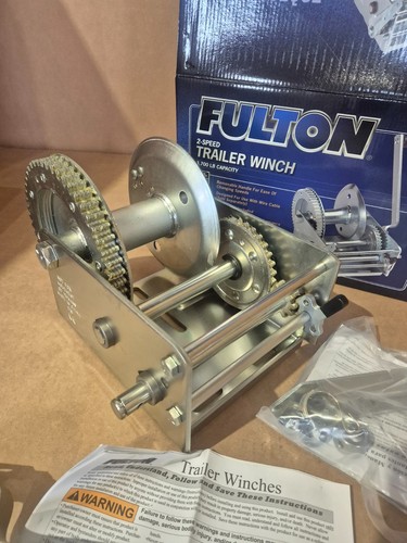 Fulton two speed hand - two-speed, winch