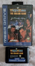 WWF WRESTLEMANIA THE ARCADE GAME UK SEGA MEGA DRIVE BOXED NO MANUAL  ACCLAIM WWE