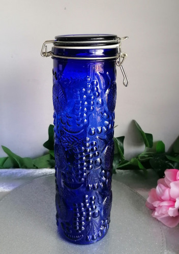 Cobalt blue embossed - cobalt,